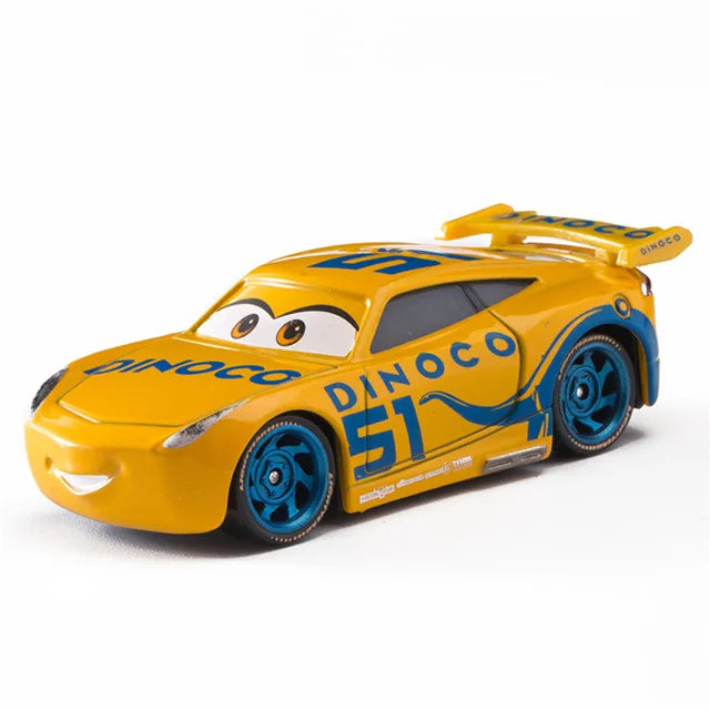 Children Car Disney Pixar Cars 3 Lightning McQueen Toys Jackson Storm The King Mater 1:55 Diecast Metal Alloy Model Car Kid Gift