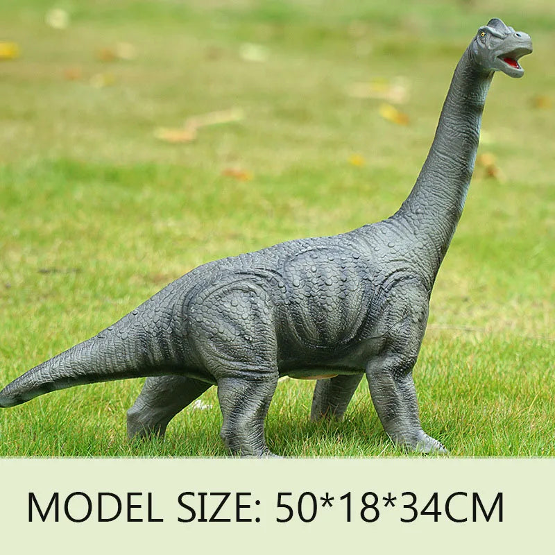 25-84cm Large Dinosaur Shark Model Toy For Kid Tyrannosaurus Rex Soft Puppets Animals Velociraptor Jurassic Worlds Children Toy