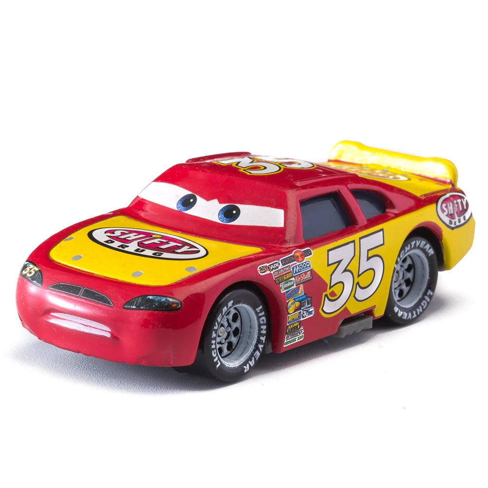 Children Car Disney Pixar Cars 3 Lightning McQueen Toys Jackson Storm The King Mater 1:55 Diecast Metal Alloy Model Car Kid Gift