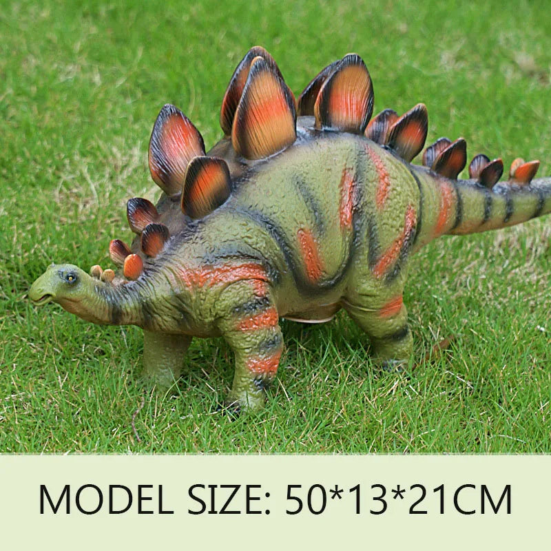 25-84cm Large Dinosaur Shark Model Toy For Kid Tyrannosaurus Rex Soft Puppets Animals Velociraptor Jurassic Worlds Children Toy