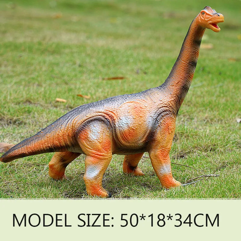 25-84cm Large Dinosaur Shark Model Toy For Kid Tyrannosaurus Rex Soft Puppets Animals Velociraptor Jurassic Worlds Children Toy