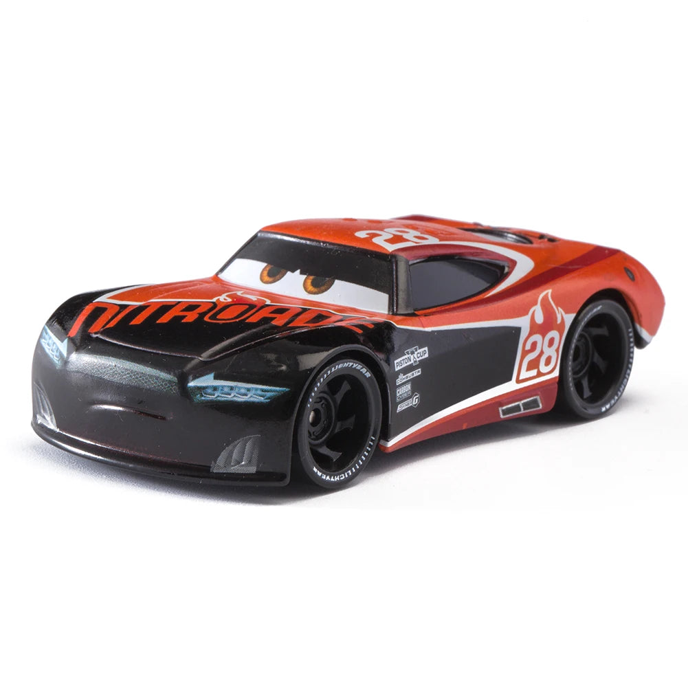 Children Car Disney Pixar Cars 3 Lightning McQueen Toys Jackson Storm The King Mater 1:55 Diecast Metal Alloy Model Car Kid Gift