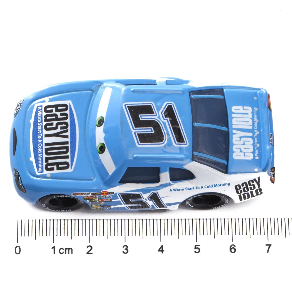 Children Car Disney Pixar Cars 3 Lightning McQueen Toys Jackson Storm The King Mater 1:55 Diecast Metal Alloy Model Car Kid Gift