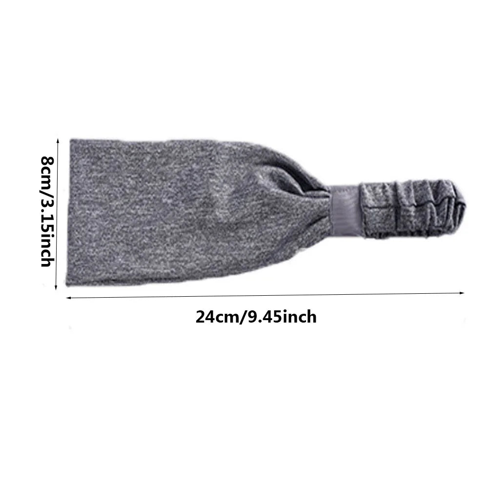 Hot Absorbing Sweat Sport Hair Bands Men Women Elastic Yoga Headbands Fitness Headwear Headwrap Sports Hair Accessories