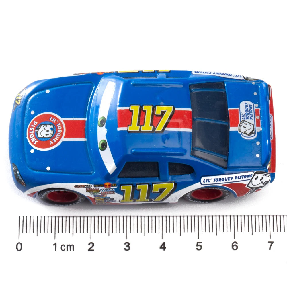 Children Car Disney Pixar Cars 3 Lightning McQueen Toys Jackson Storm The King Mater 1:55 Diecast Metal Alloy Model Car Kid Gift