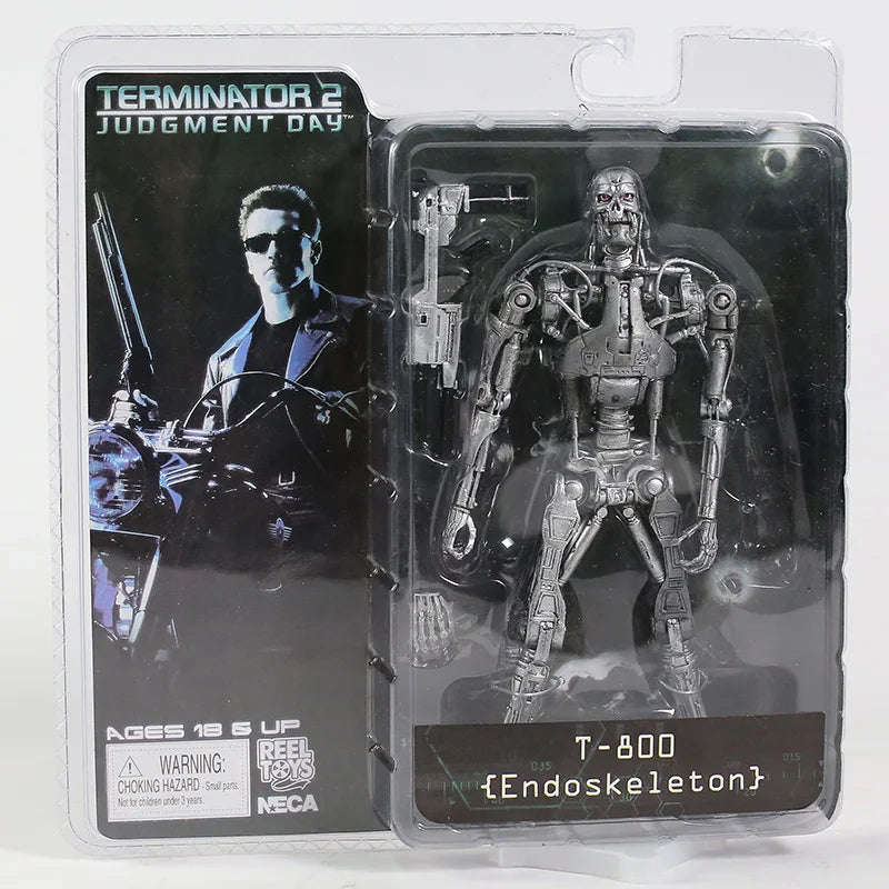 NECA Terminator 2: Judgment Day T-800 Arnold Schwarzenegger PVC Action Figure Collectible Model Toy 7" 18cm
