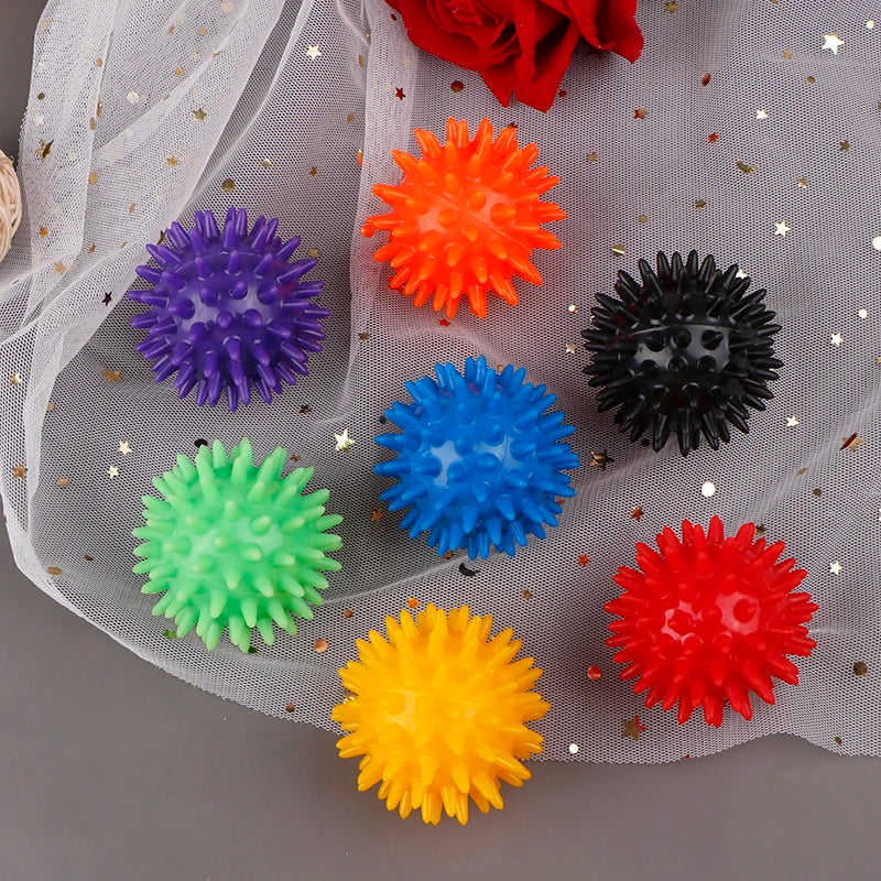 Full Body Spiky Massage Ball Hedgehog Sensory Training Grip the Ball Hard Stress Ball 6cm For Fitness Sport Exercise