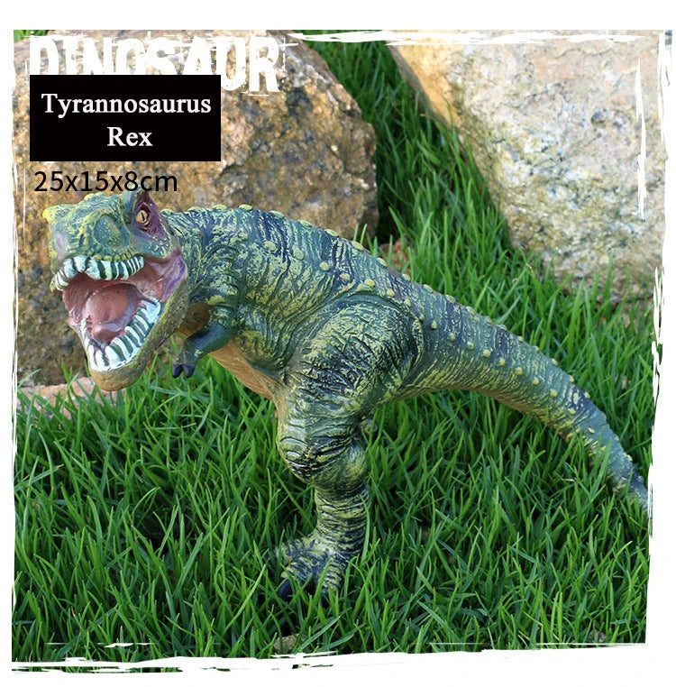 25-84cm Large Dinosaur Shark Model Toy For Kid Tyrannosaurus Rex Soft Puppets Animals Velociraptor Jurassic Worlds Children Toy