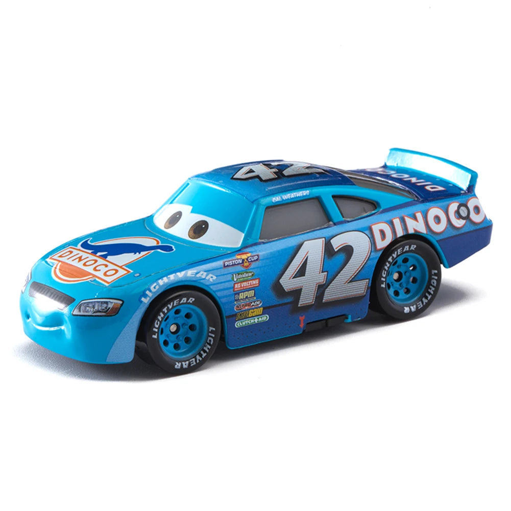Children Car Disney Pixar Cars 3 Lightning McQueen Toys Jackson Storm The King Mater 1:55 Diecast Metal Alloy Model Car Kid Gift