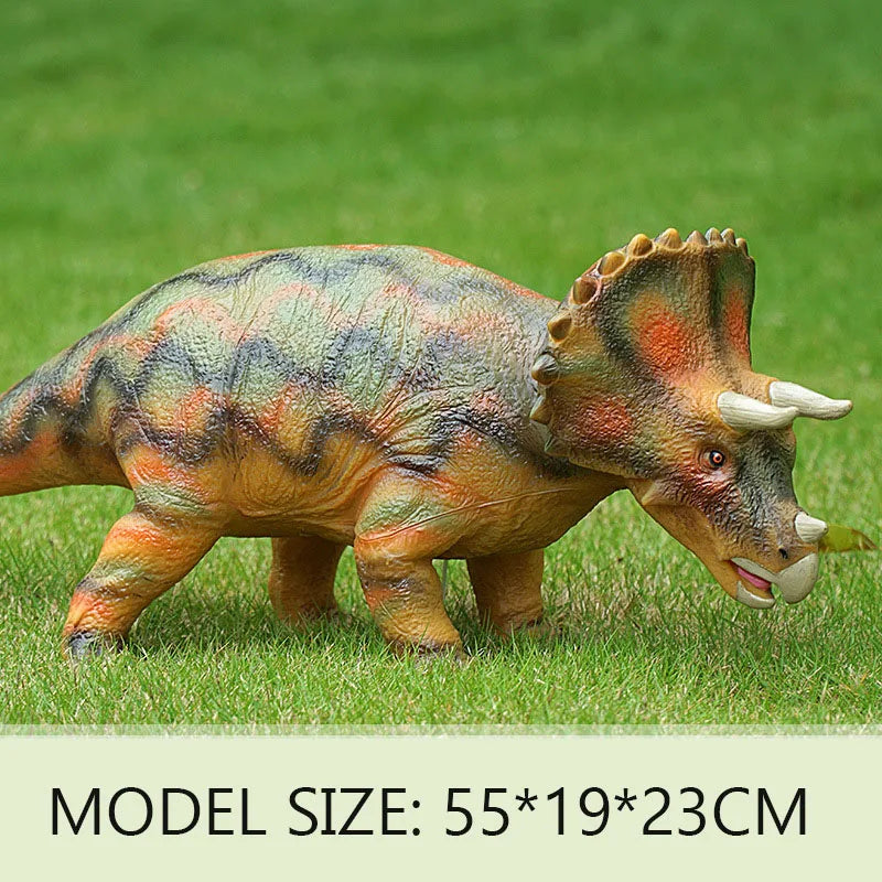 25-84cm Large Dinosaur Shark Model Toy For Kid Tyrannosaurus Rex Soft Puppets Animals Velociraptor Jurassic Worlds Children Toy