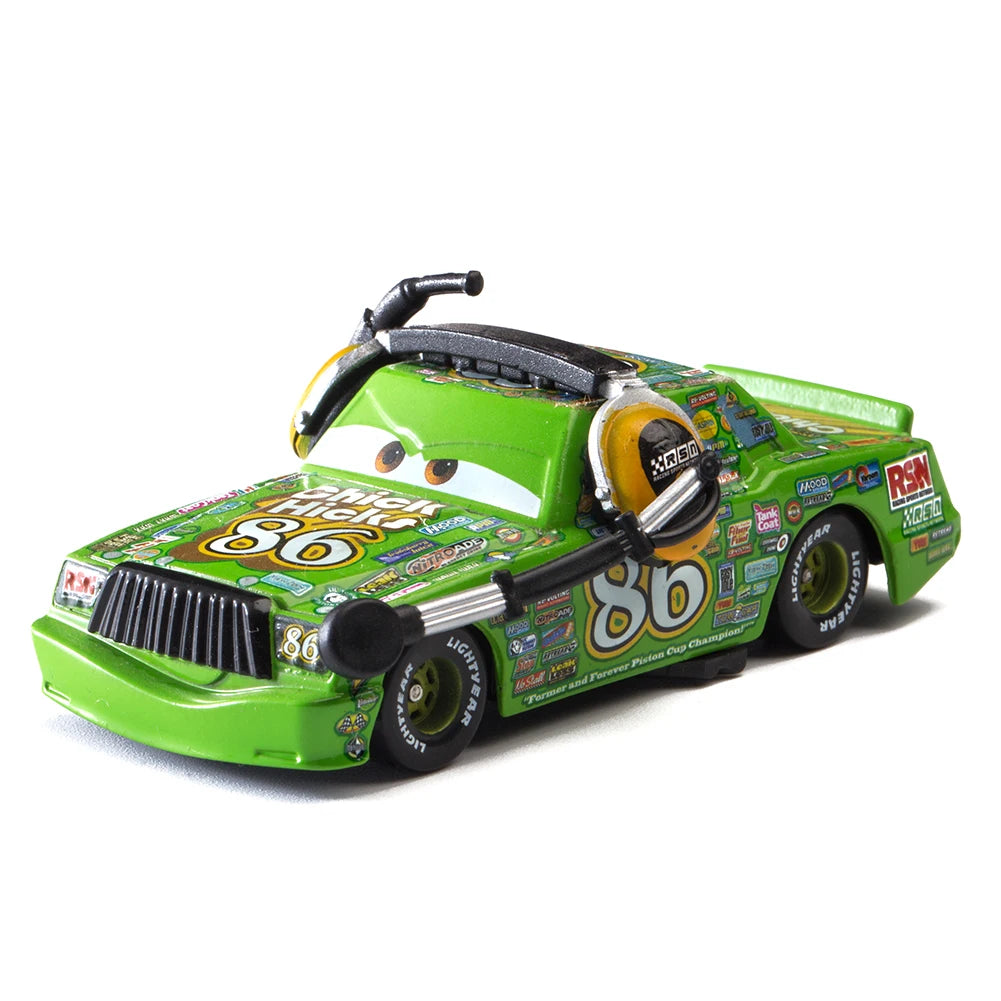 Children Car Disney Pixar Cars 3 Lightning McQueen Toys Jackson Storm The King Mater 1:55 Diecast Metal Alloy Model Car Kid Gift