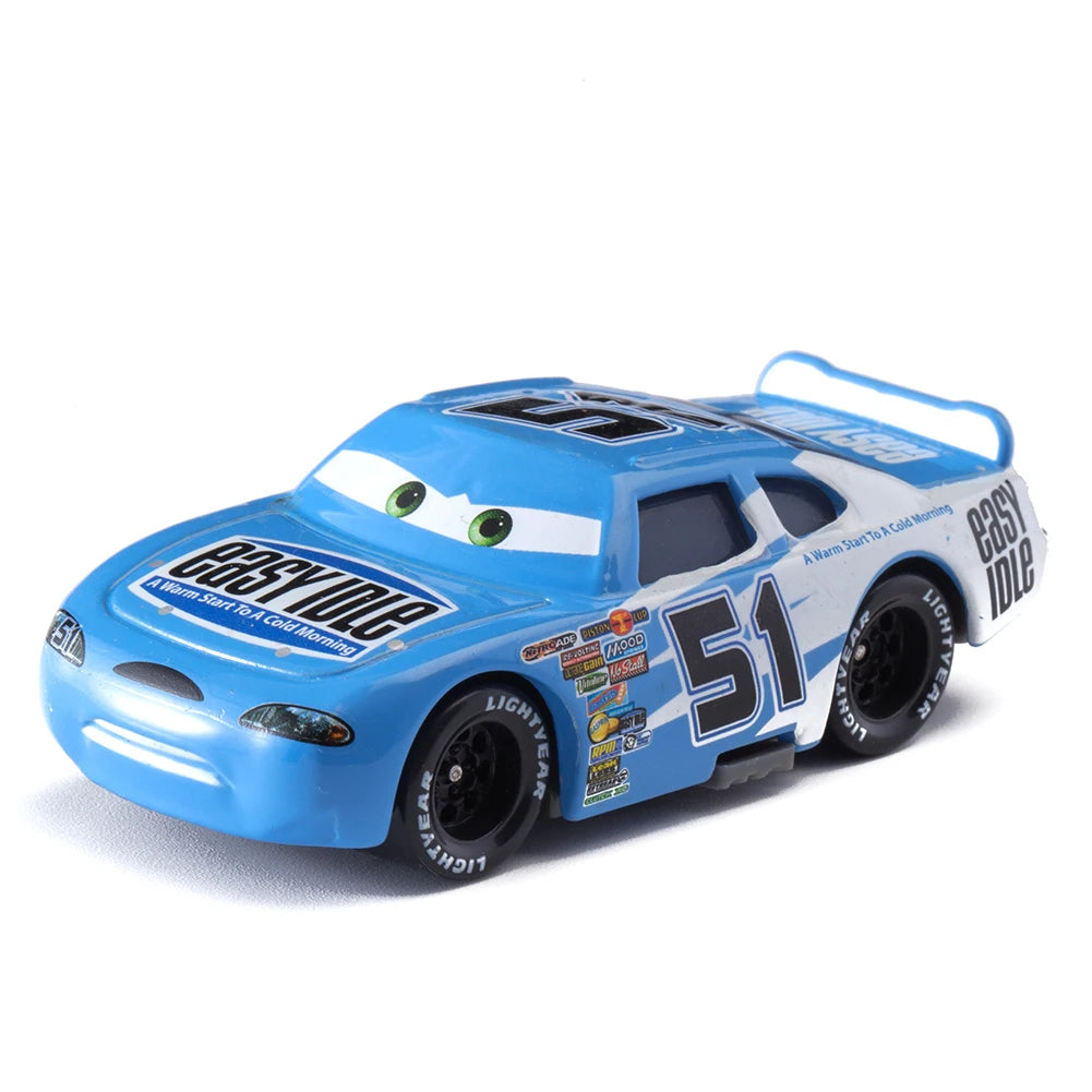 Children Car Disney Pixar Cars 3 Lightning McQueen Toys Jackson Storm The King Mater 1:55 Diecast Metal Alloy Model Car Kid Gift