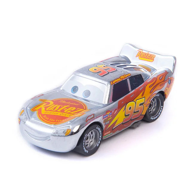 Children Car Disney Pixar Cars 3 Lightning McQueen Toys Jackson Storm The King Mater 1:55 Diecast Metal Alloy Model Car Kid Gift