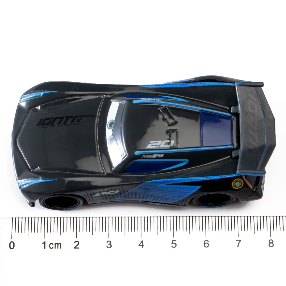 Children Car Disney Pixar Cars 3 Lightning McQueen Toys Jackson Storm The King Mater 1:55 Diecast Metal Alloy Model Car Kid Gift