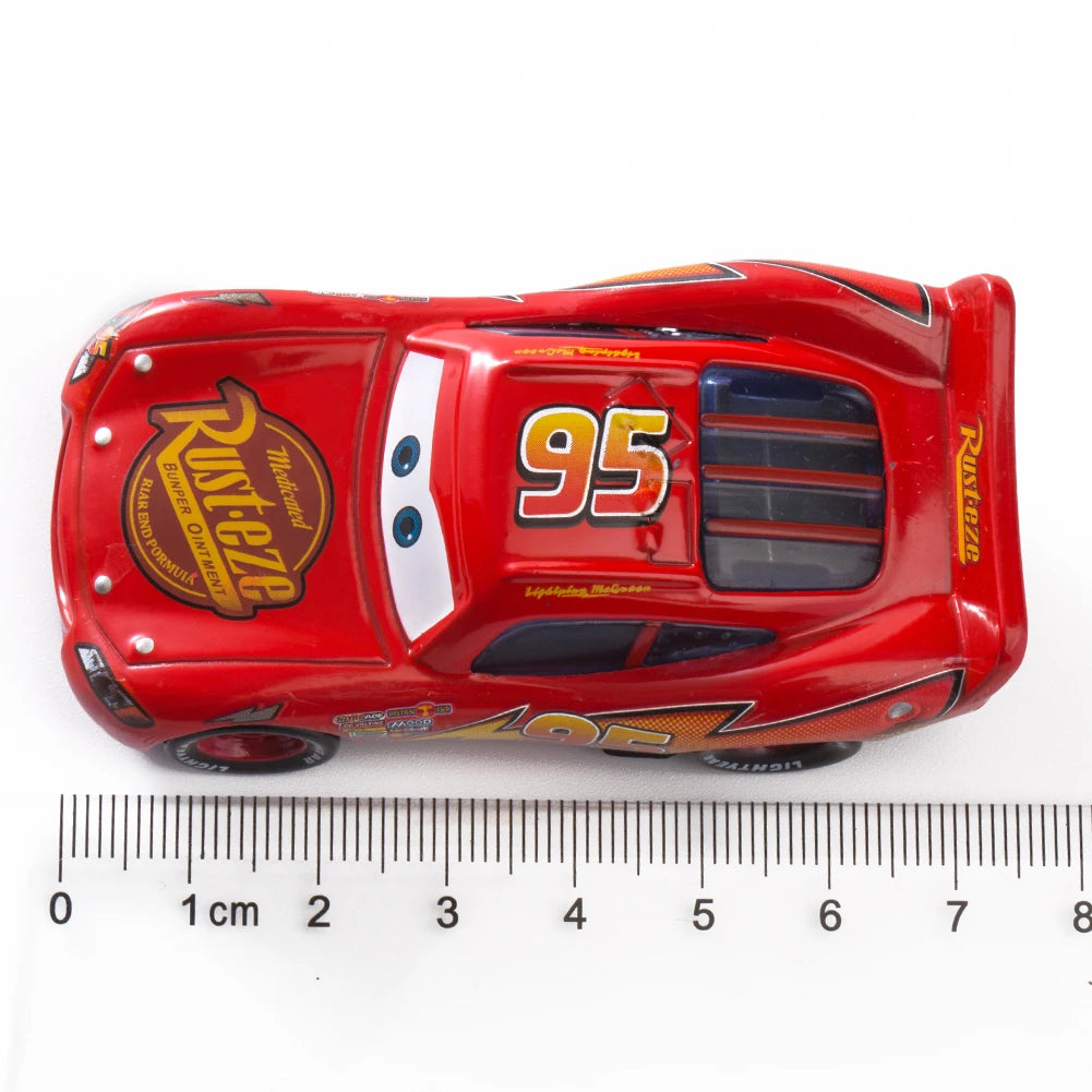 Children Car Disney Pixar Cars 3 Lightning McQueen Toys Jackson Storm The King Mater 1:55 Diecast Metal Alloy Model Car Kid Gift
