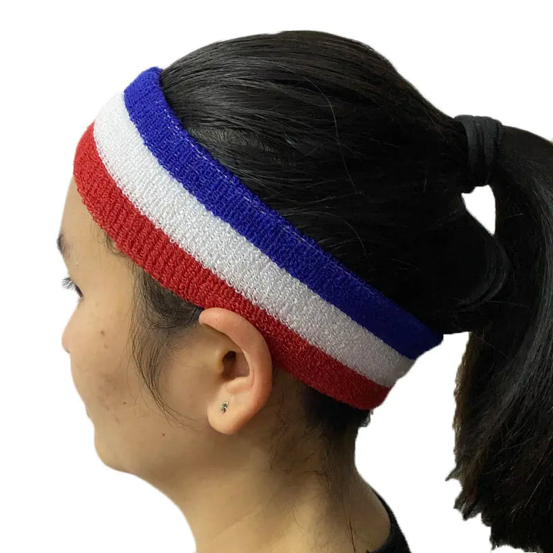 1Pcs Towel Sweatband Head Yoga Headband Sport Hairband Sweat Band Elastic Hair Band For Men Women Running Fitness Accessories