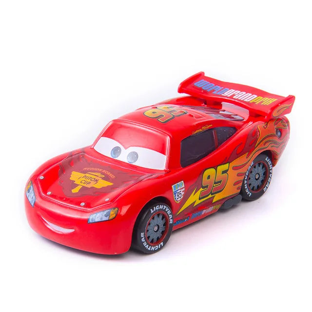 Children Car Disney Pixar Cars 3 Lightning McQueen Toys Jackson Storm The King Mater 1:55 Diecast Metal Alloy Model Car Kid Gift