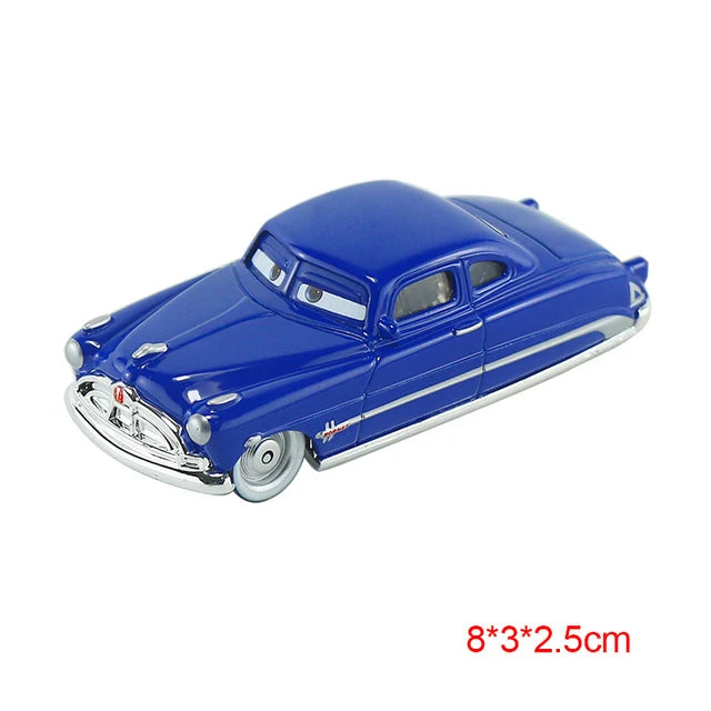 Mini Cars Disney Pixar Cars Toys Lightning McQueen Jackson Storm The King Mater 1:55 Diecast Metal Alloy Model Toys Kids Gifts