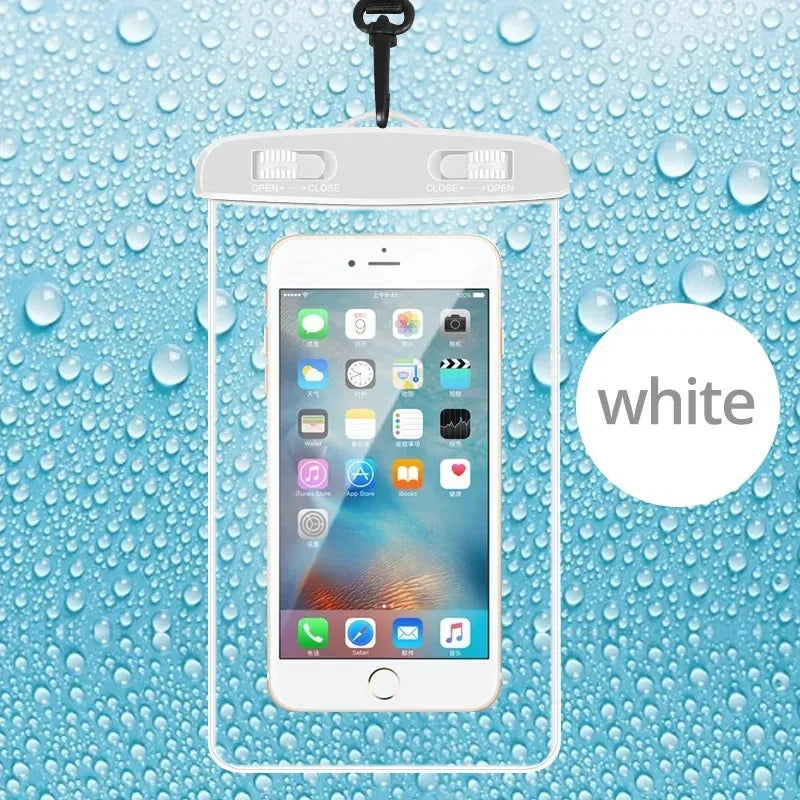 IPX8 waterproof universal phone cases water proof bag swim phone protector pouch PV cover for iPhone 15 14 Samsung Oppo Vivo