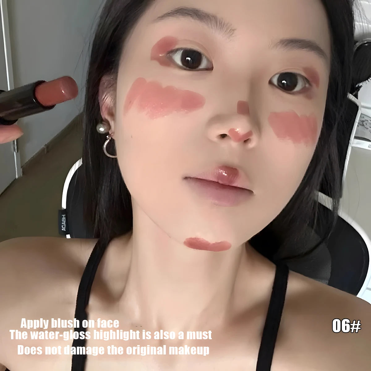 Lipstick red brown lipstick waterproof moisturizing mirror lipstick lip gloss natural long-lasting makeup Valentine's Day gift