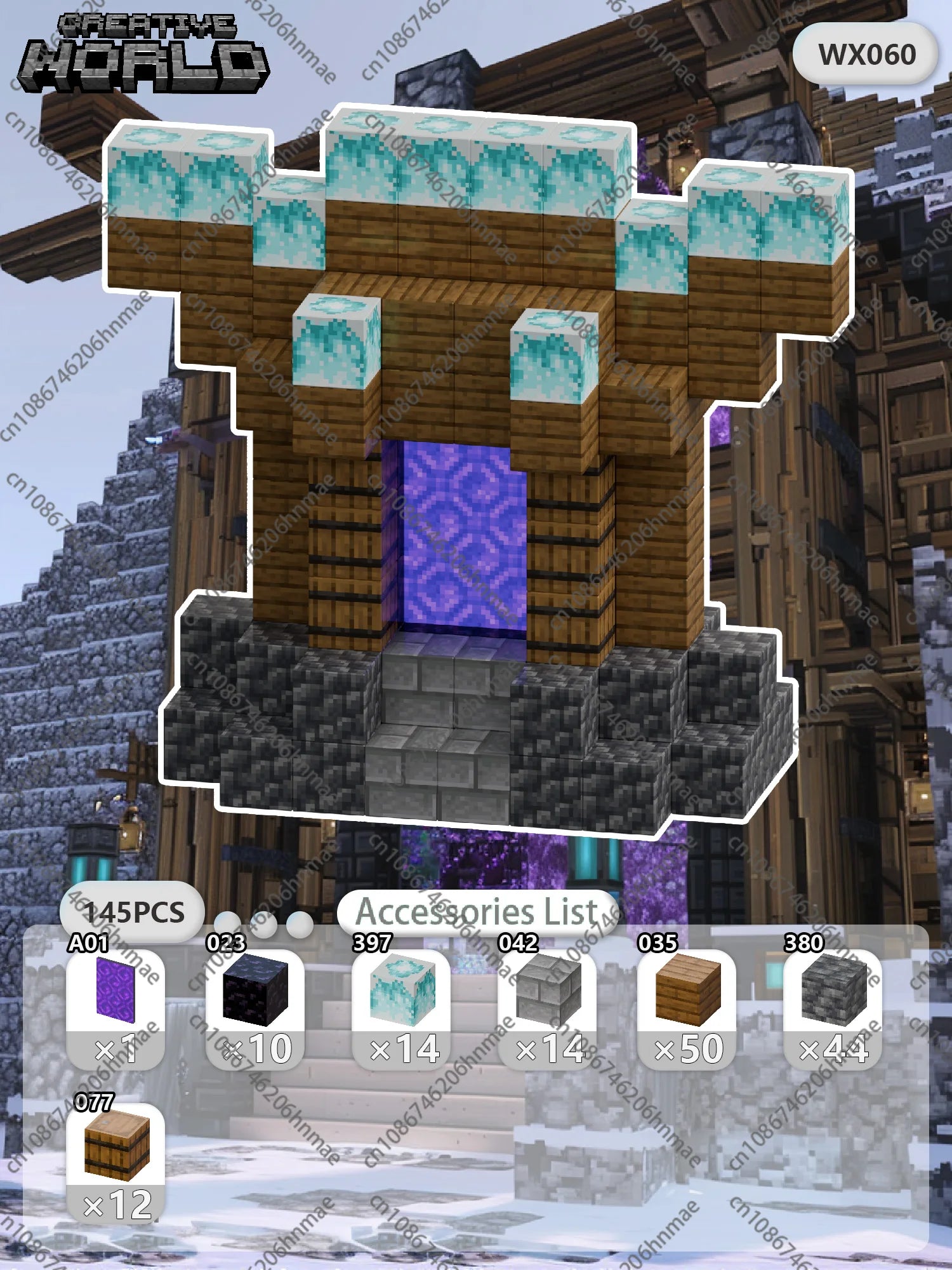 Magnetic Building Blocks Mine World Magnet Cube for Stacking Construction Brick Set Pixel Style Sensory Toys Kid Boys Girls DIY