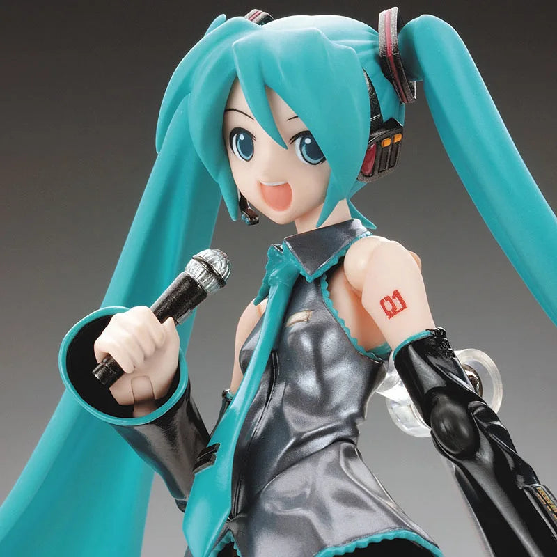 Anime FIGMA Hatsune Miku Action Figures Movable Joints Contain The Props Desktop Decoration Collection PVC Model Toys Kids Gifts