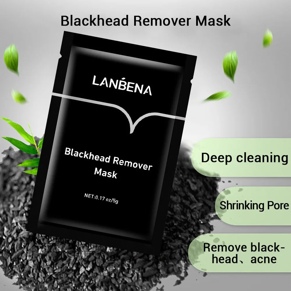 LANBENA Remove Blackhead Mask Deep Cleaning Shrinking Pore Mask  Acne Treatment Skin Improve Rough Skin Brighteing Care Beauty