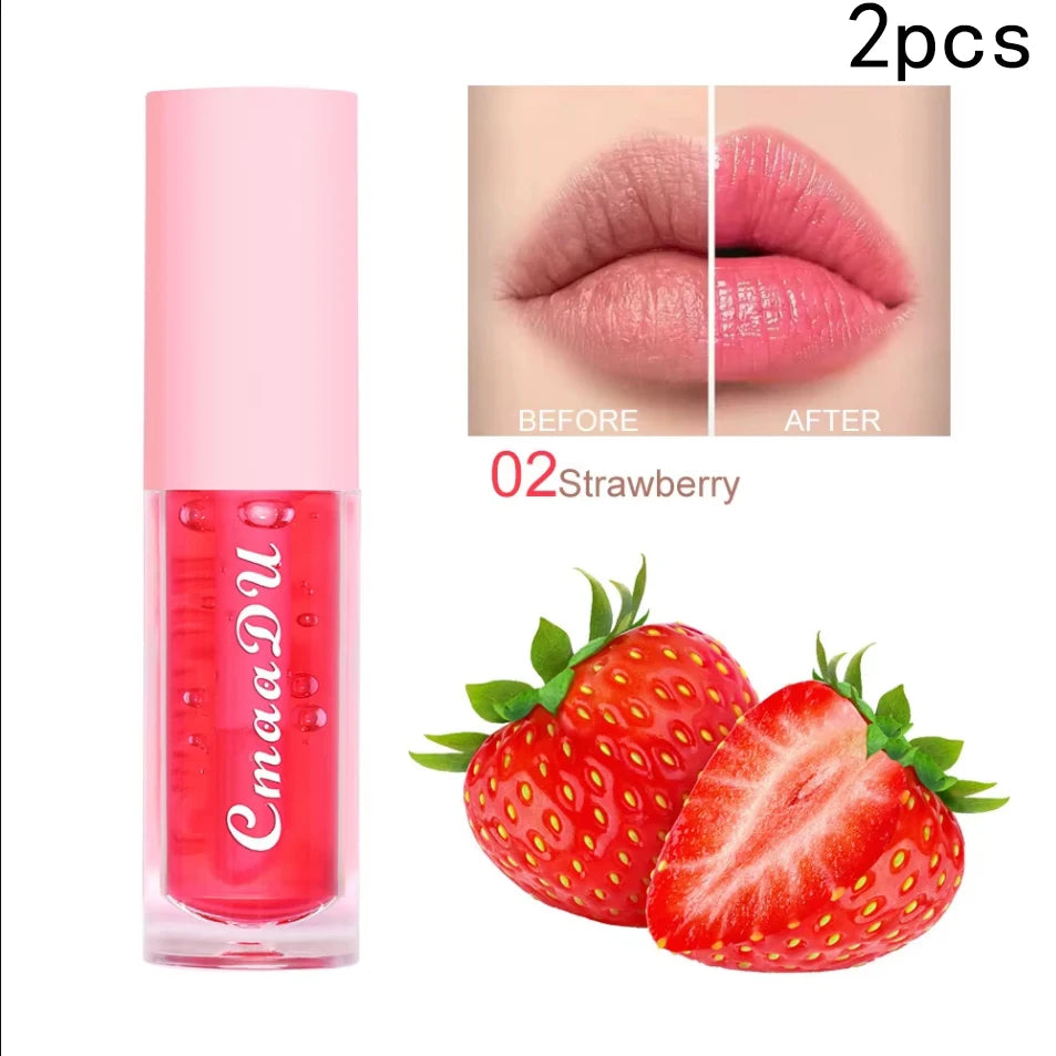6 Color Fruit Flavor Color Change Lip Oil