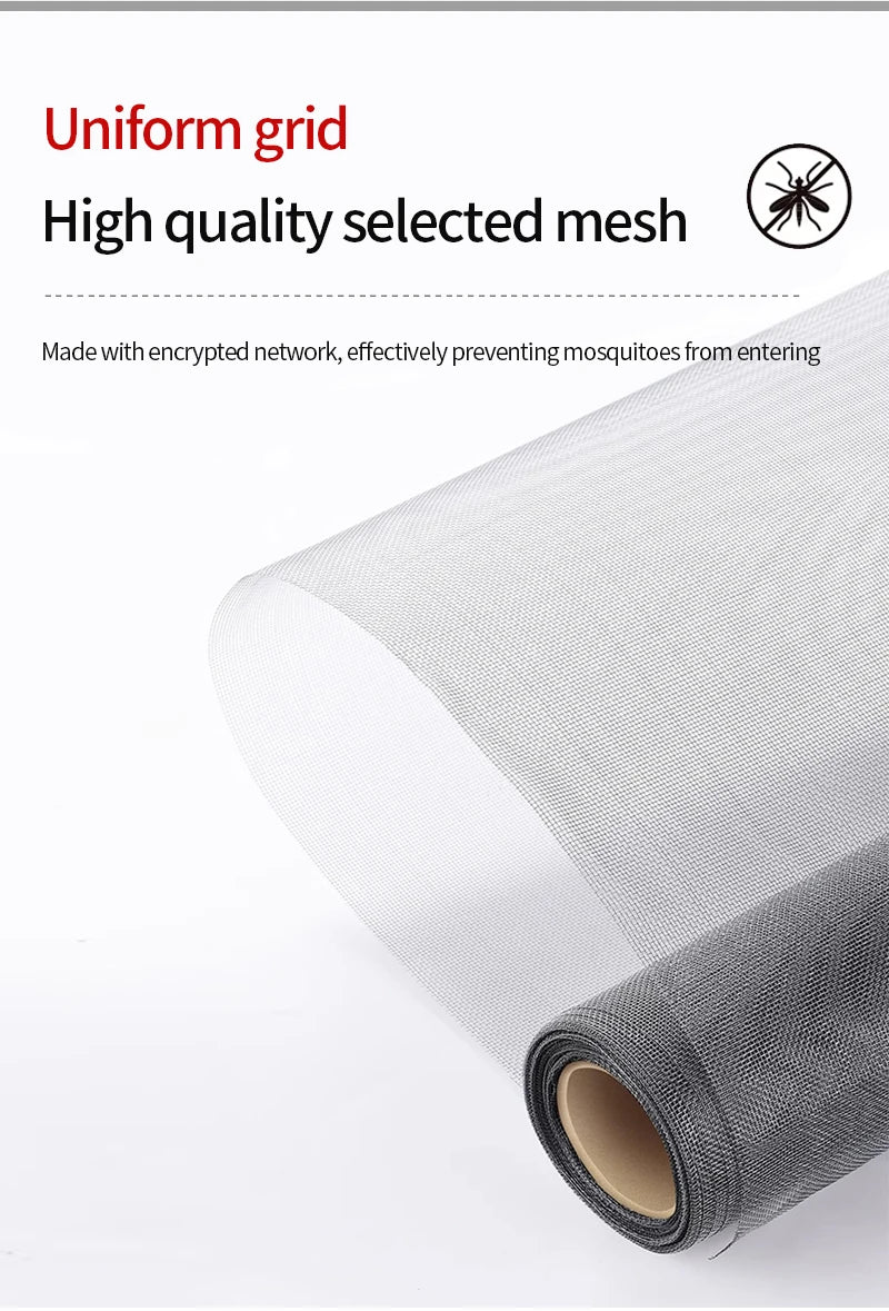 Black, Customized size，Window mesh with zipper Self-adhesive zipper,mosquito nets for windows anti mosquito window door curtain