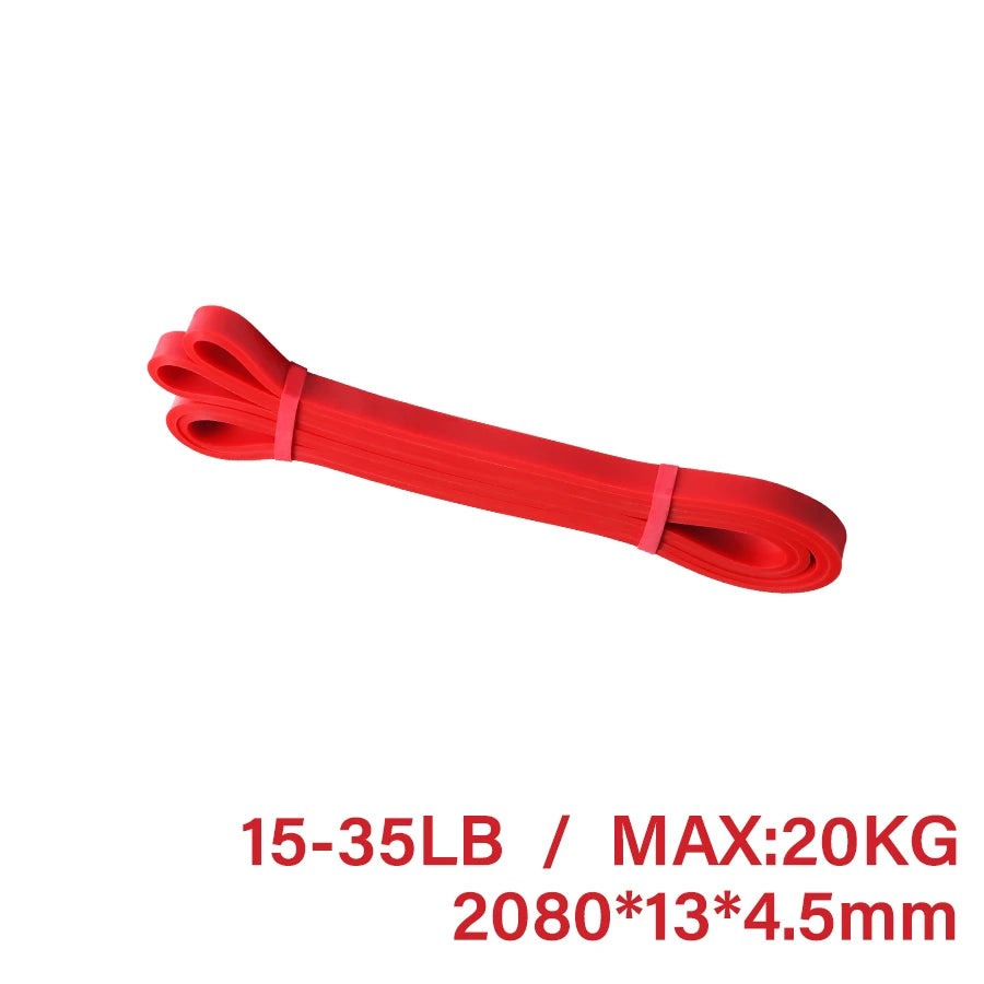 Workout Pilates Latex Resistance Band Sport Fitness Exercise Elastic Band Heavy Duty Strength Pull Up Crossfit Gym Equipments