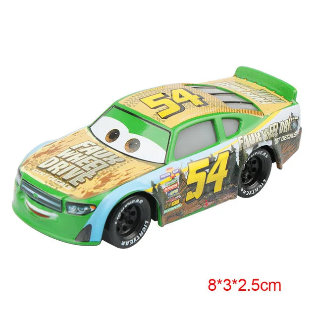 Disney Pixar Cars 2 3 Toys Lightning McQueen Truck Uncle Mack 1:55 Diecast Mater Piston Cup Fritter Frank Model Child Kids Gifts