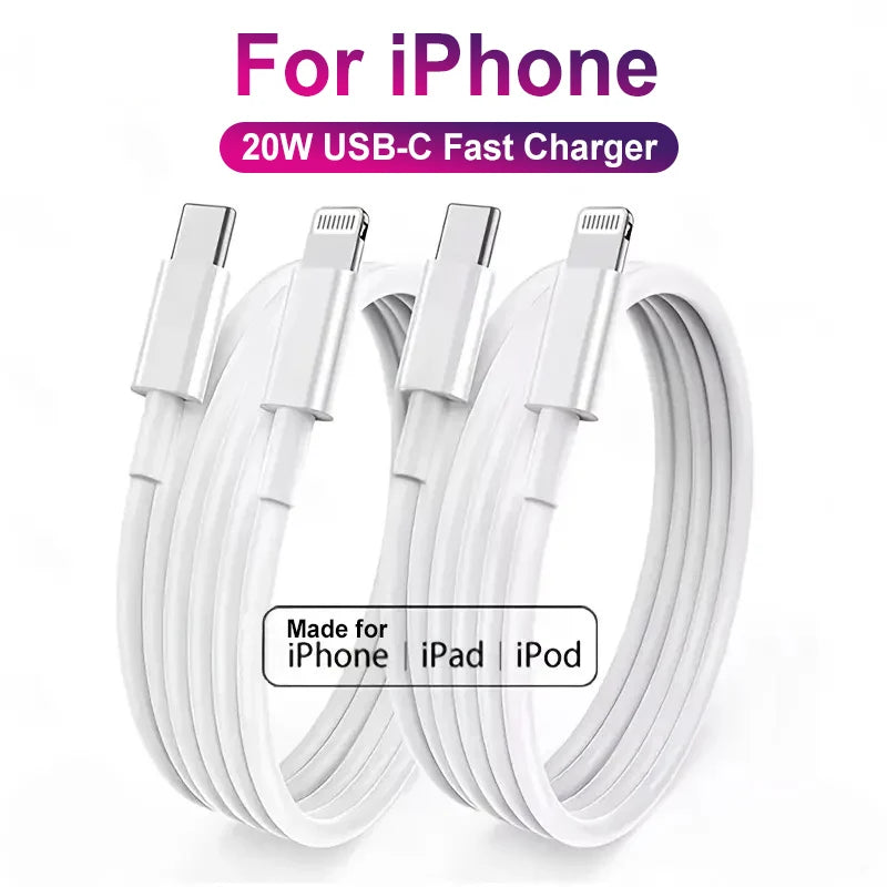 MFi certification LAIHONEN 1pc 2pcs Type C To Lightning Cable Fast Charging Suitable for iPhone 13 charger USB Type C suitable
