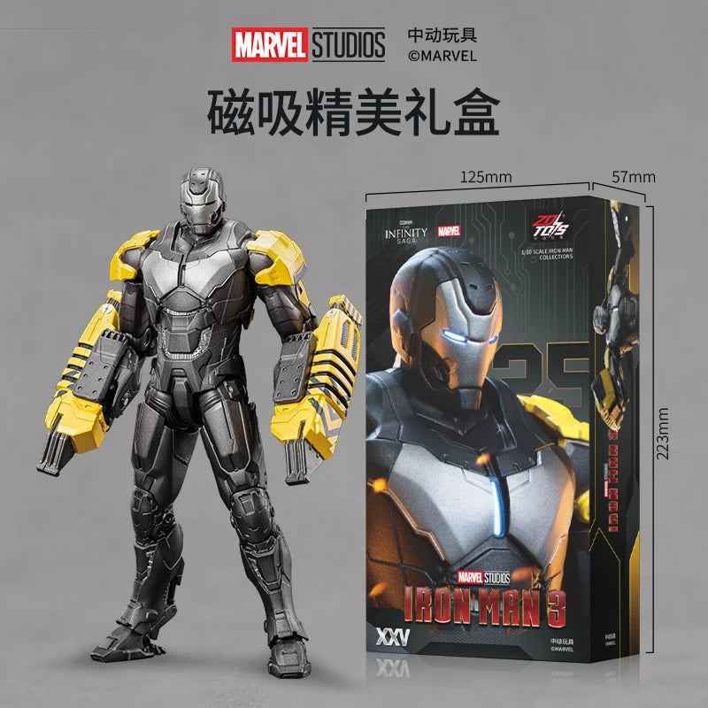 1:10 ZD Toys Iron Man MK25 Striker MK26 Gamma MK36 Peacemaker MK40 MK2 War Machine MK15 Sneaky Action Figure Collections Gift