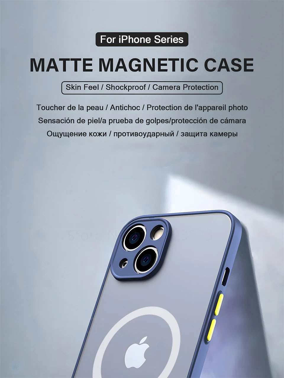 Luxury Matte For Magsafe Case For Apple iPhone 15 14 13 12 11 Pro Max Plus Magnetic Wireless Charging Soft Protection Accessorie