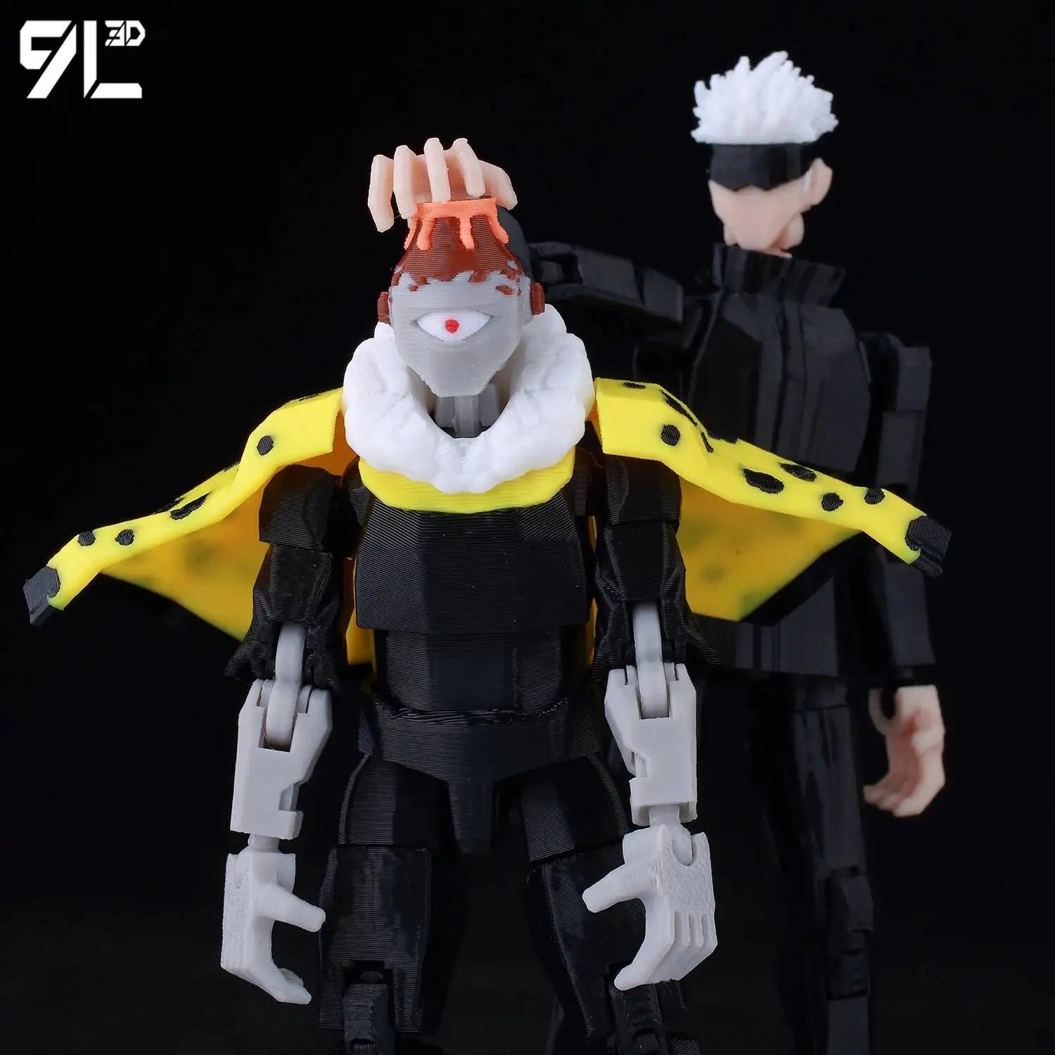 9L3D Printed Anime Jujutsu Kaisen Sukuna Yuji Yuta Satoru Gojo Lucky Dummy 13 Movable Shapeshift Action Figures Mannequin Toys