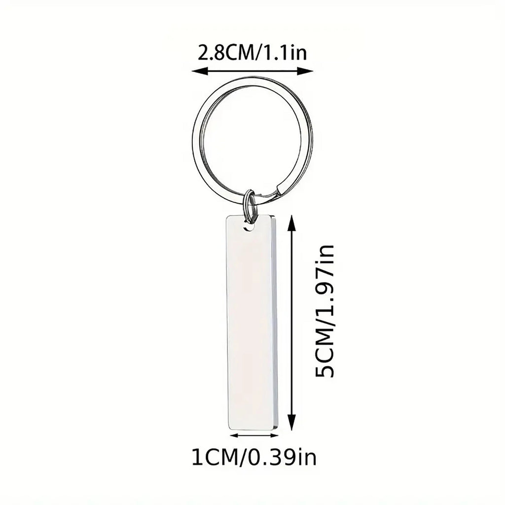 Inspirational Positive Energy Elephant Powdered Elephant Stainless Steel Keychain For Men, Car Backpack Pendant Decoration