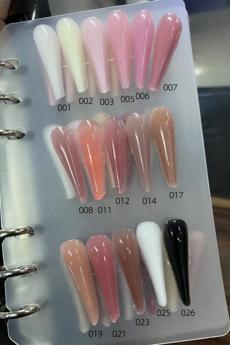 MSHARE Poly Nails Acryl Gel 60ml Builder UV Led Acrylgel Nails Extensions Acrylic Pink White Clear Acrylatic Hema Tpo Free Gel