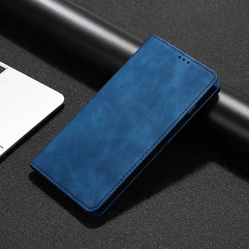 Luxury PU Leather Case For Samsung Galaxy S5 S6 S7 S10E S20 S21 S20 Ultra FE Edge S8 S9 S10 Lite Plus Flip Phone Case Cover  Bag