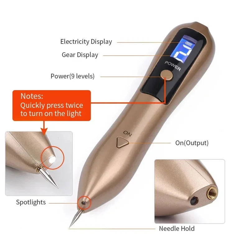 UBilli Beauty Laser Plasma Pen Freckle Remove Pen Wart Remover Tattoo Remover Instruments Skin Tag Removal Spot Beauty Care Tool