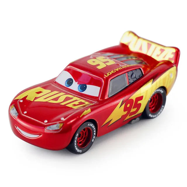 Disney Pixar Cars 2 3 Toys Lightning McQueen Truck Uncle Mack 1:55 Diecast Mater Piston Cup Fritter Frank Model Child Kids Gifts