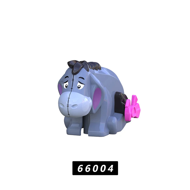 Disney Building Blocks Cartoon Comedy Simpson Family Mini Model Figures Assemble Action Bros Figures Building Blocks Toys