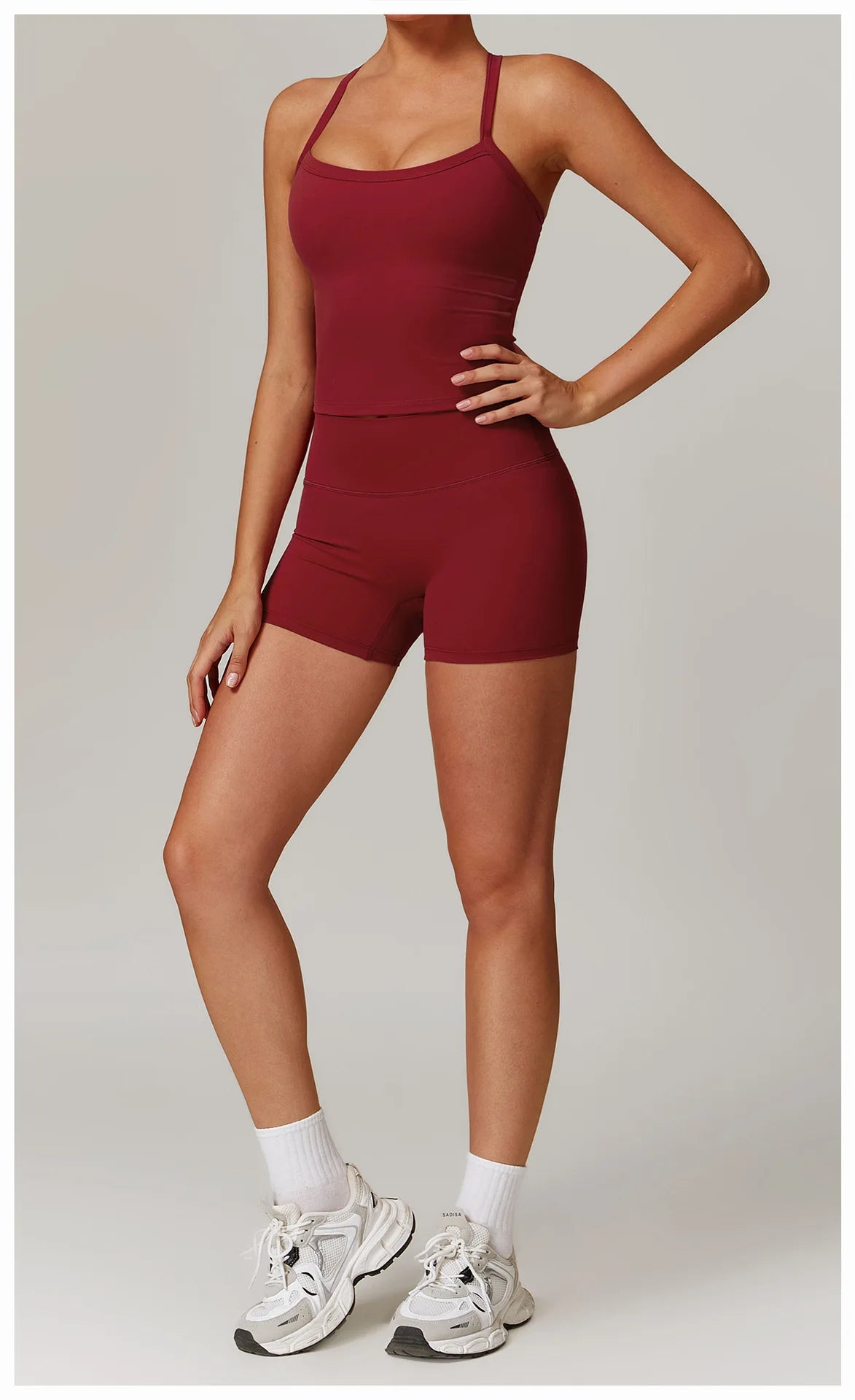 Women Cross Back Yoga Top Breathable Shockproof Sports Vest Fitness Sport Bra With Padded Gym Crop Top Running Active Sportswear