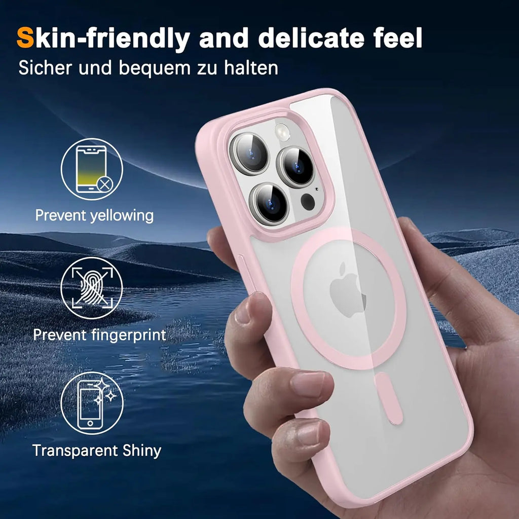 Not Yellowing Case For Magsafe Mag Safe iPhone 15 Pro Max 14 Plus 13 Mini 12 11 X XS XR SE 2022 2020 8 Phone Cover Accessories