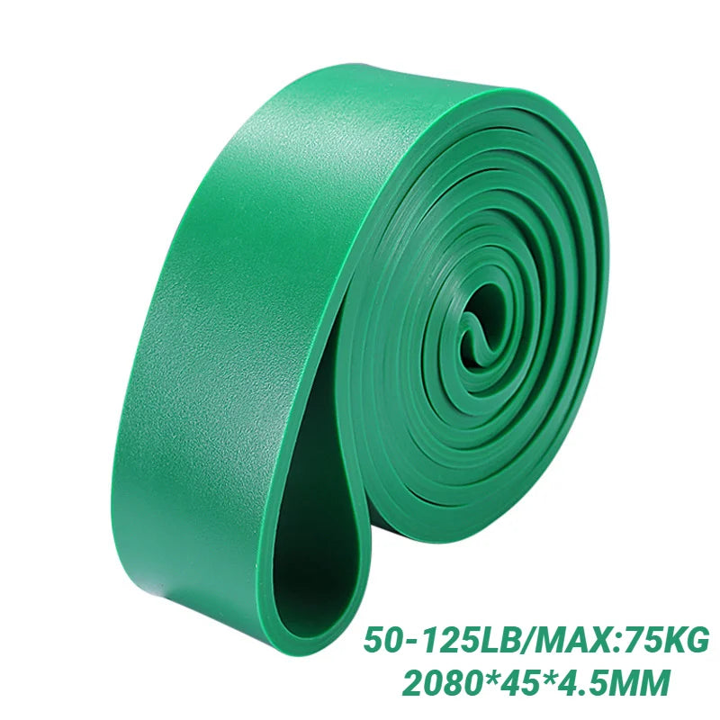 Workout Pilates Latex Resistance Band Exercise Elastic For Sport Strength Pull Up Assist Heavy Duty Fitness Equipment Tough Pull