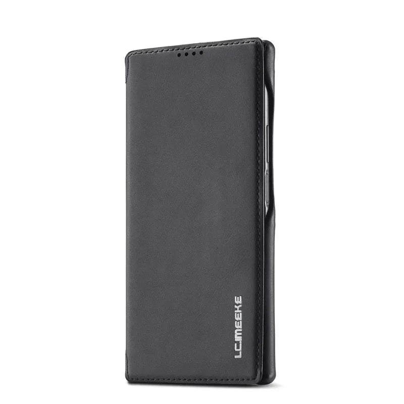 Flip Leather Phone Case For Samsung Galaxy S25 S24 S23 Ultra S22 Plus S21 FE S20 Card Slot Stand Wallet Protect Cover