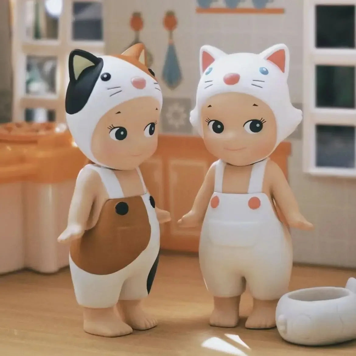 -Sonnny Angel 20th Anniversary Hippers Blind Box Animal Cat Life Series Anime Figures Ornaments Dolls Fans Toy Set For Kids Gift