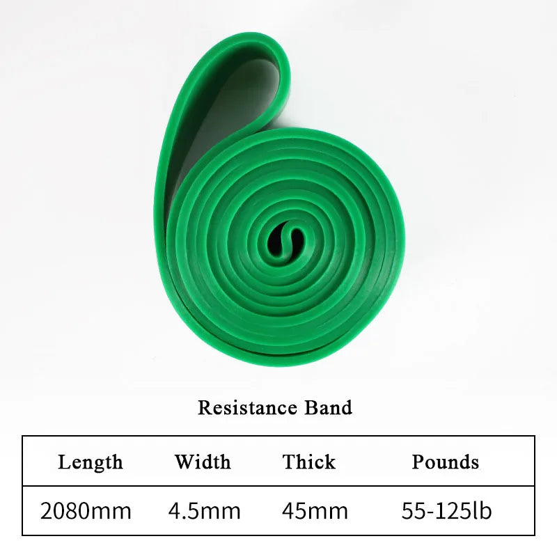 Heavy Duty Resistance Band Latex Elastic Belt Pull up Assist for Pilates Workout Fitness Home Gym Shape Body Exercise