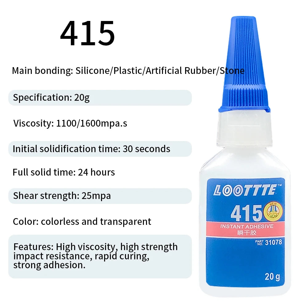 20ml 401 460 Instant Strong Glue Universal Super Glue Mighty Mighty Instant Glue Instant Colorless Adhesive Glue Tools