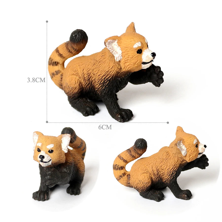 Realistic Woodland Creatures Figurines Toys Raccoon,Beavers ,Badger,Anteater,Platypus Easter Eggs Education Birthday Gift