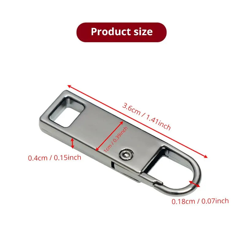 4pcs/8pcs Detachable Zipper Pull, Multi Color Replacement Zipper Accs For Jeans & Backpack, Sewing Tools